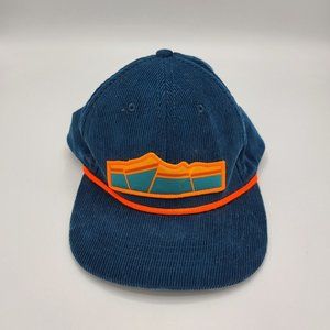 Sendero Provisions Co. Geo Hat Ocean Blue Corduroy Snapback Hat (Ocean Blue)